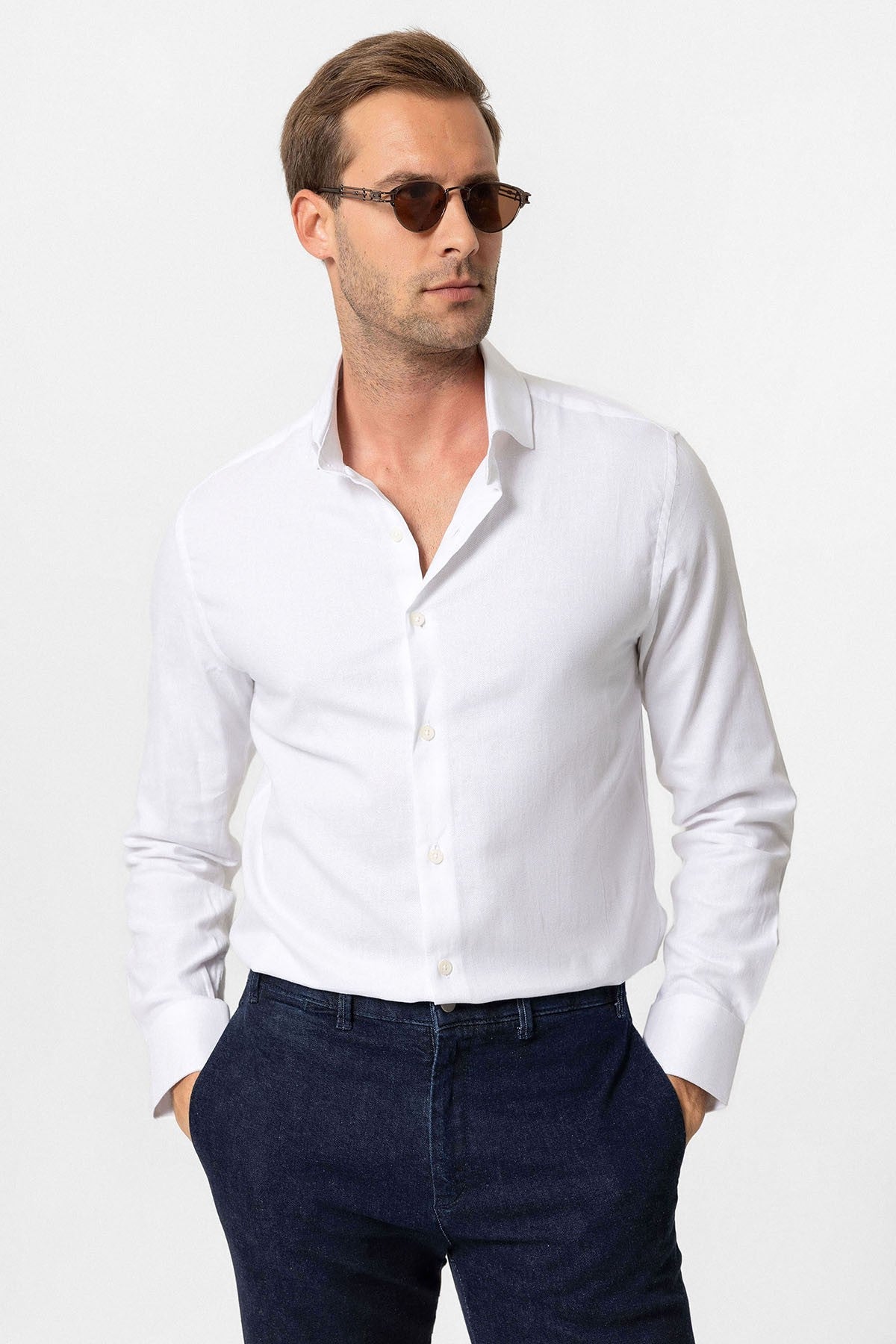 Antioch Long-Sleeve Slim-Fit Men's Shirt