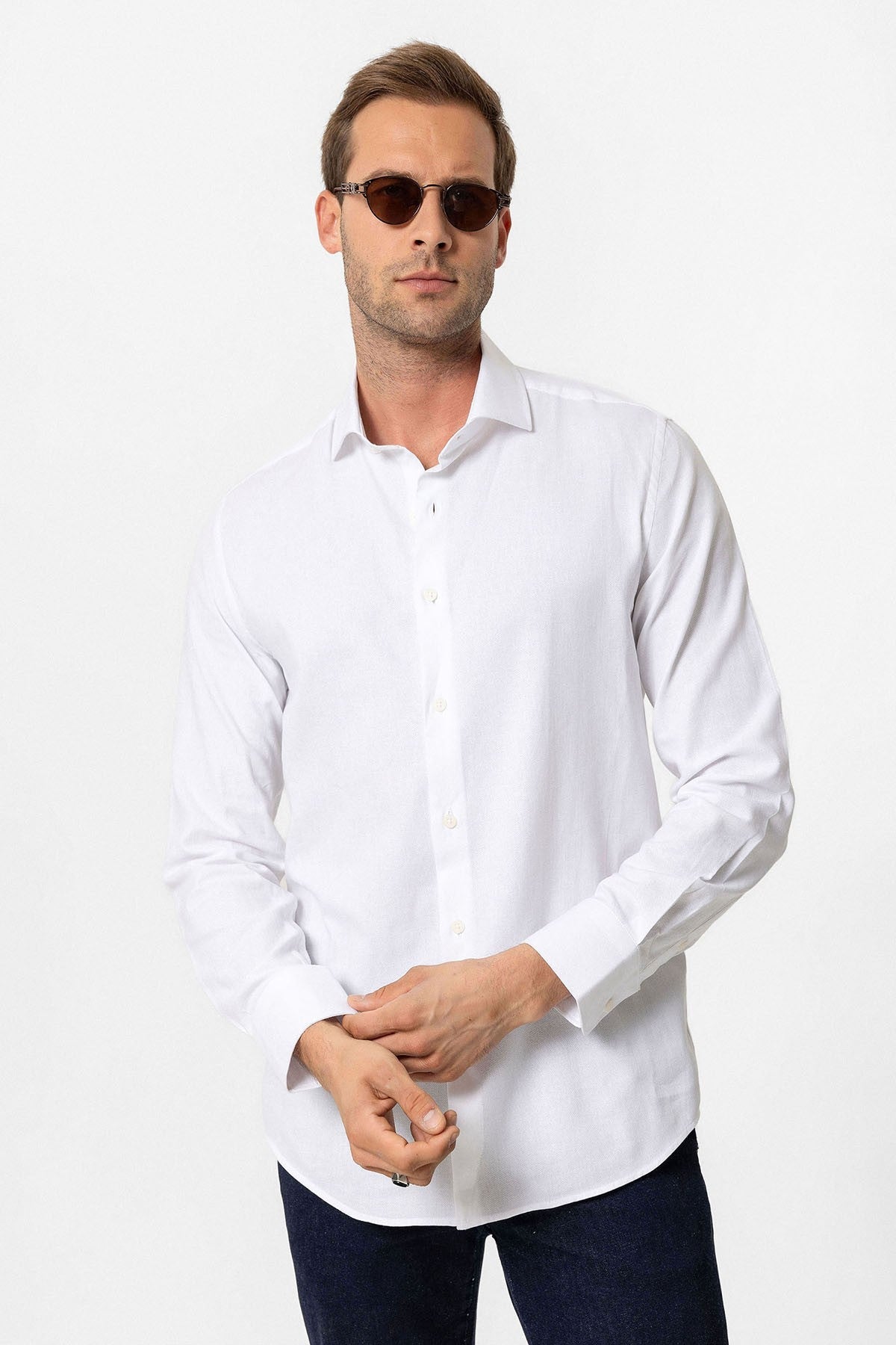 Antioch Long-Sleeve Slim-Fit Men's Shirt