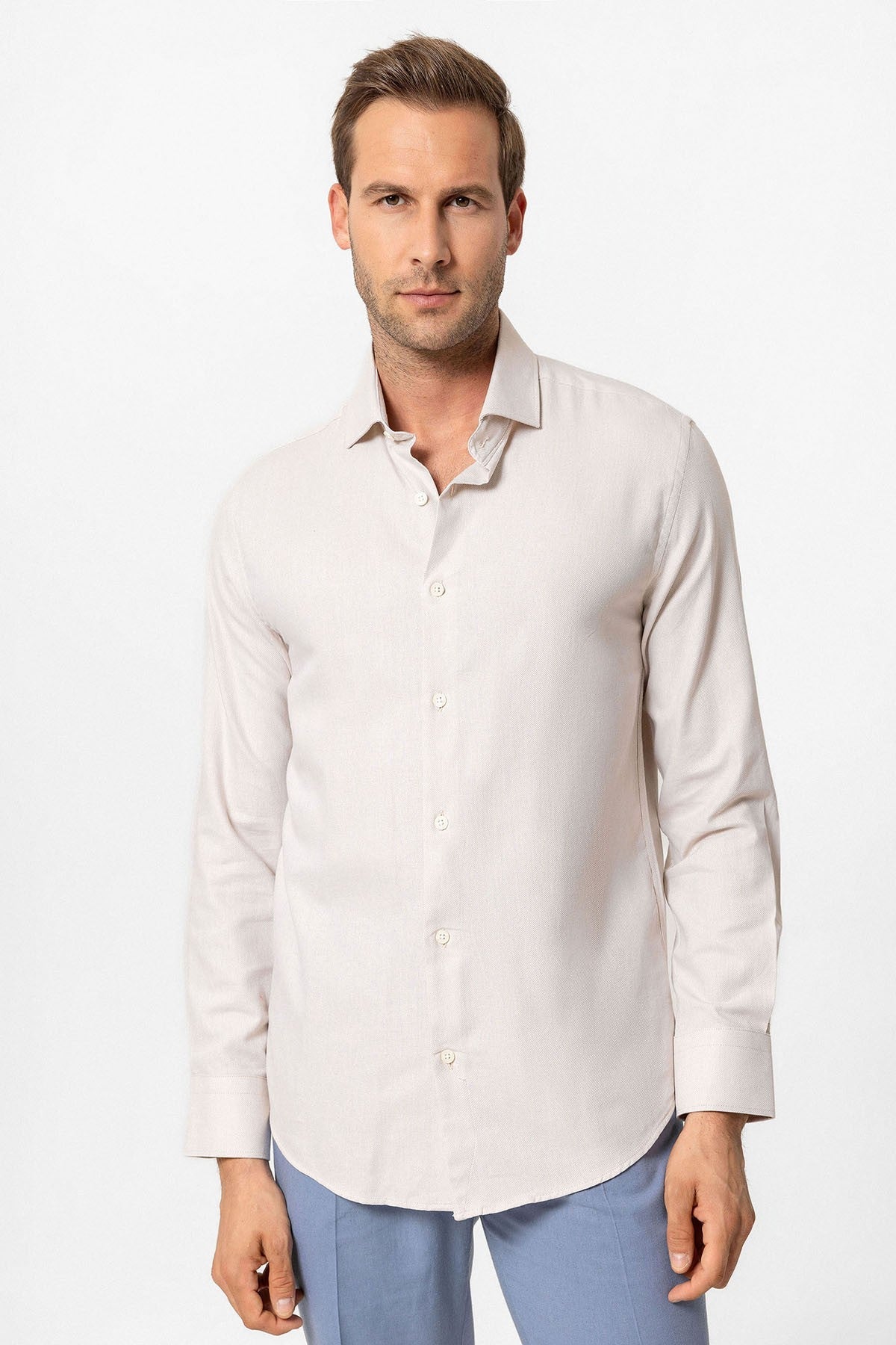 Antioch Long-Sleeve Slim-Fit Men's Shirt