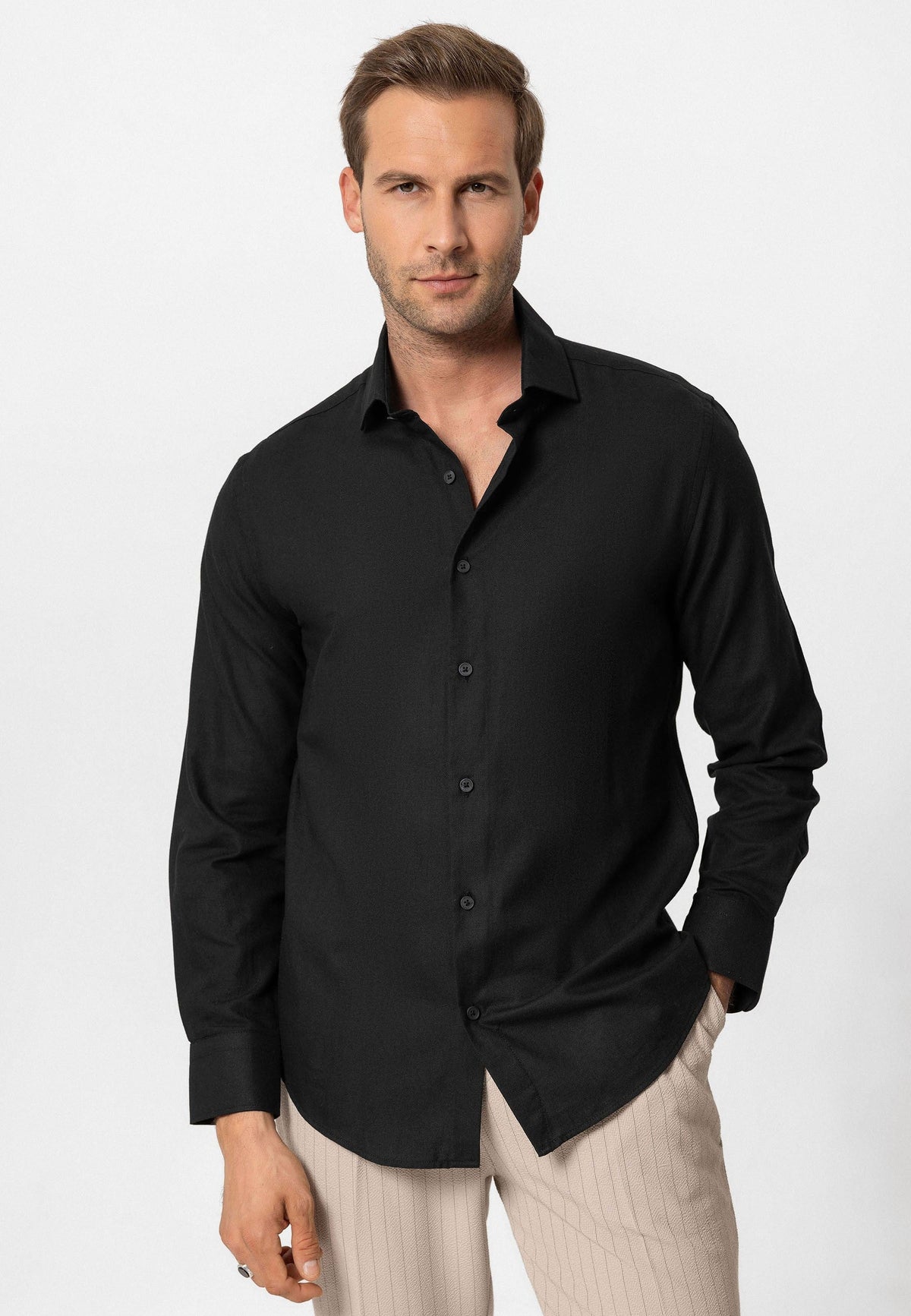 Antioch Long-Sleeve Slim-Fit Men's Shirt