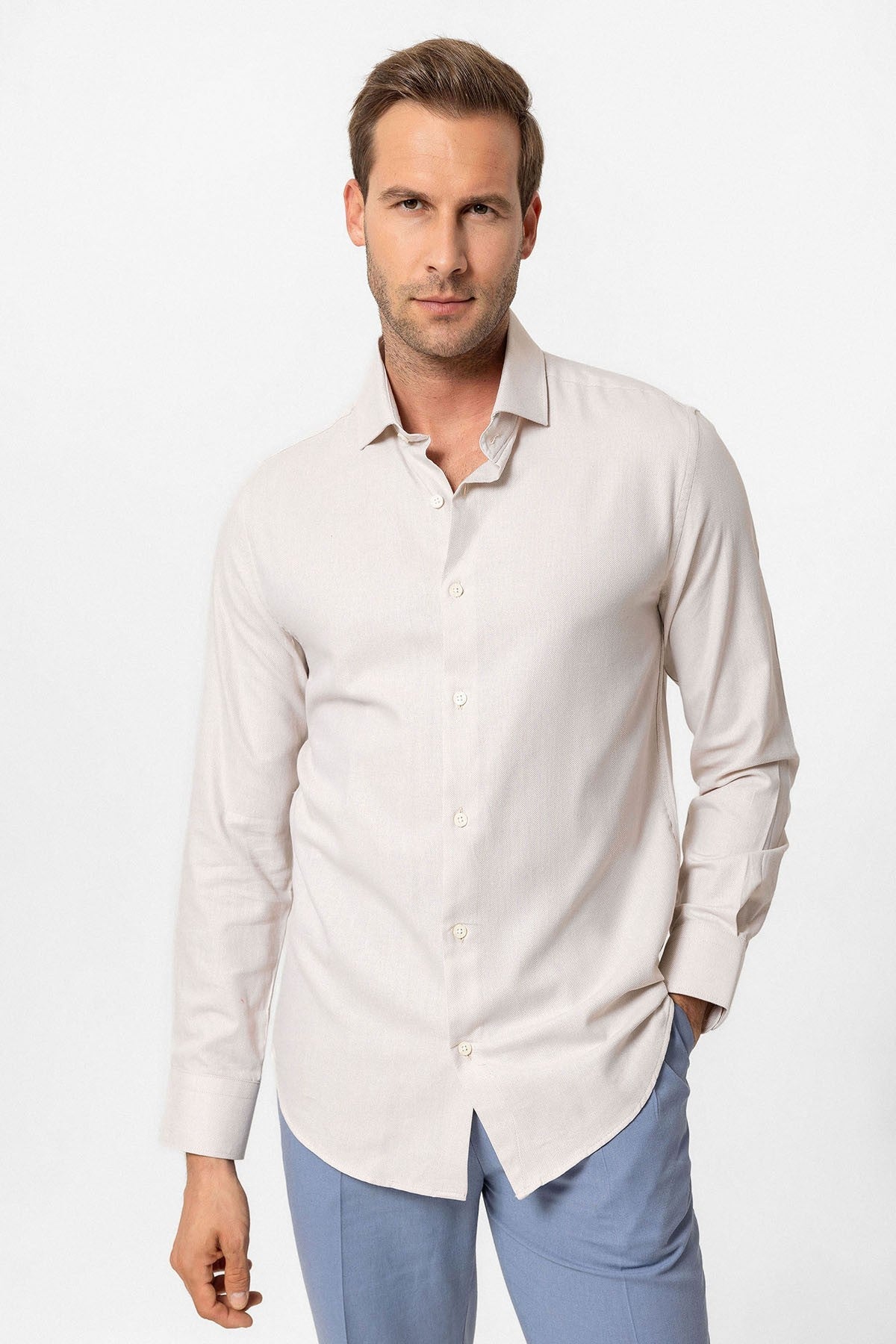 Antioch Long-Sleeve Slim-Fit Men's Shirt