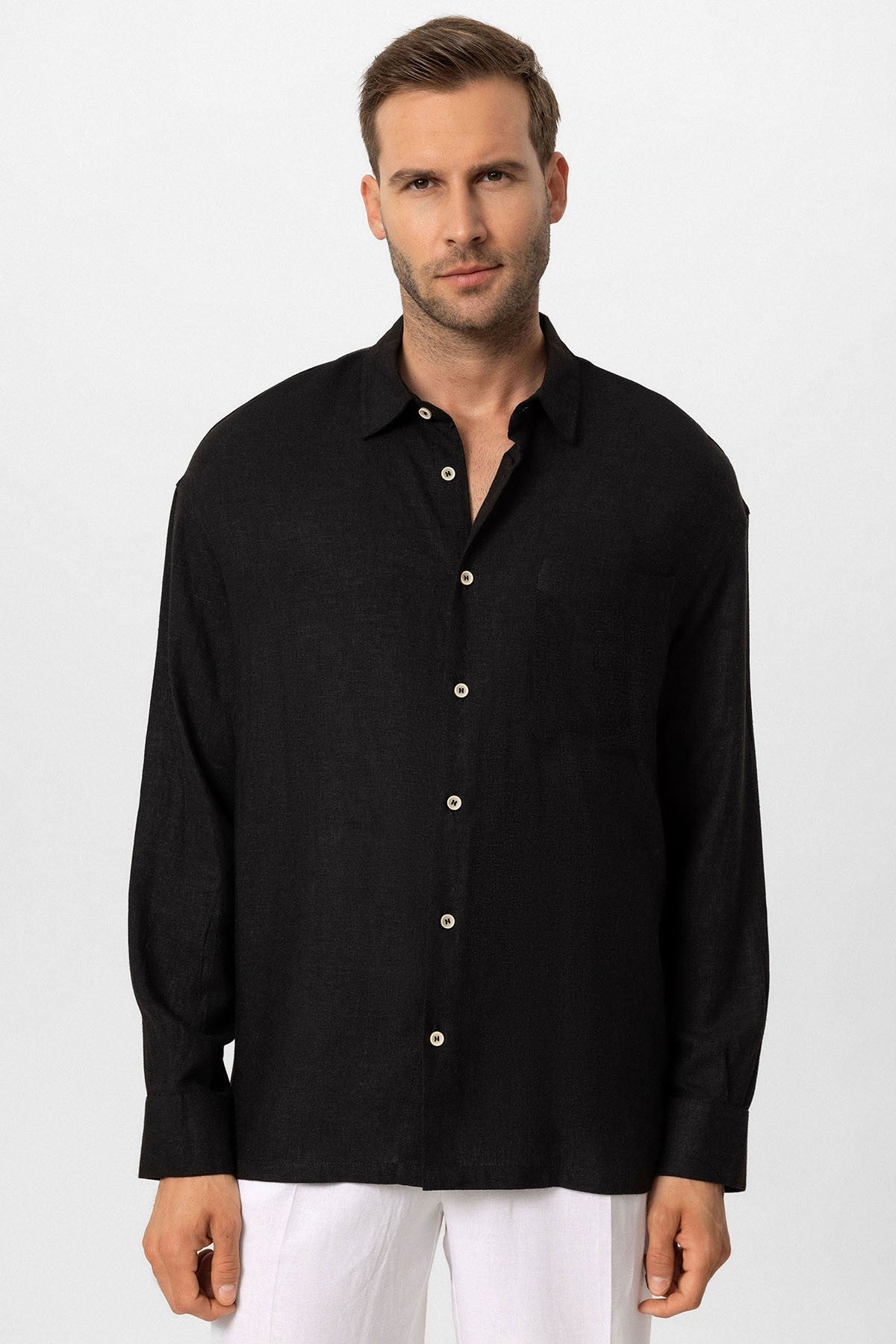 Antioch Oversized Long-Sleeve Men's Shirt