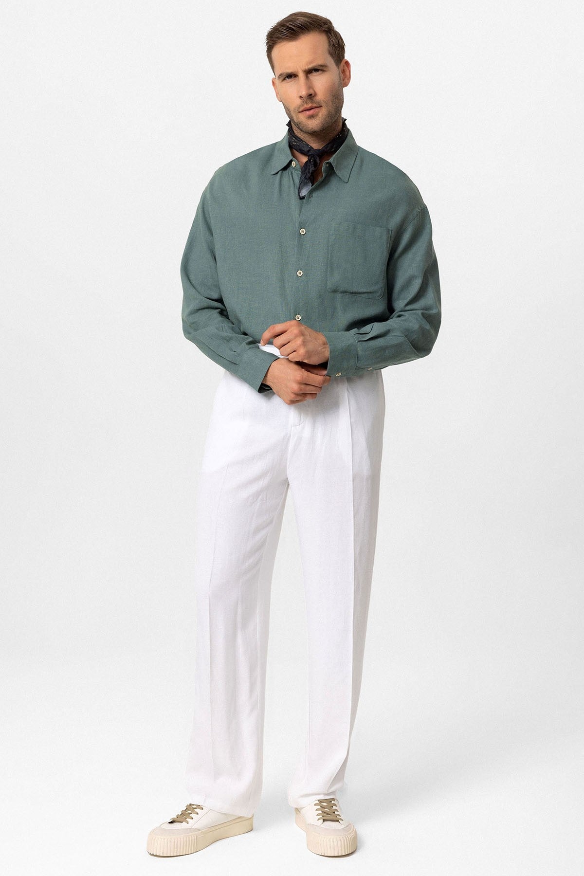 Antioch Oversized Long-Sleeve Men's Shirt
