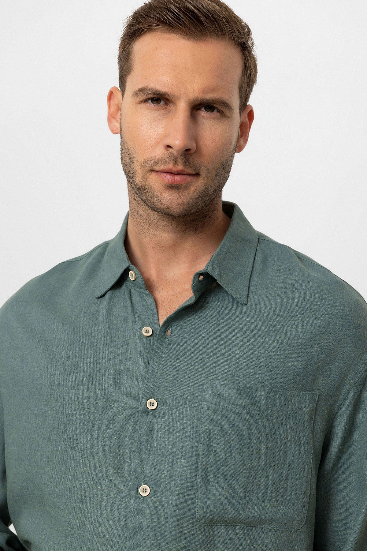 Antioch Oversized Long-Sleeve Men's Shirt
