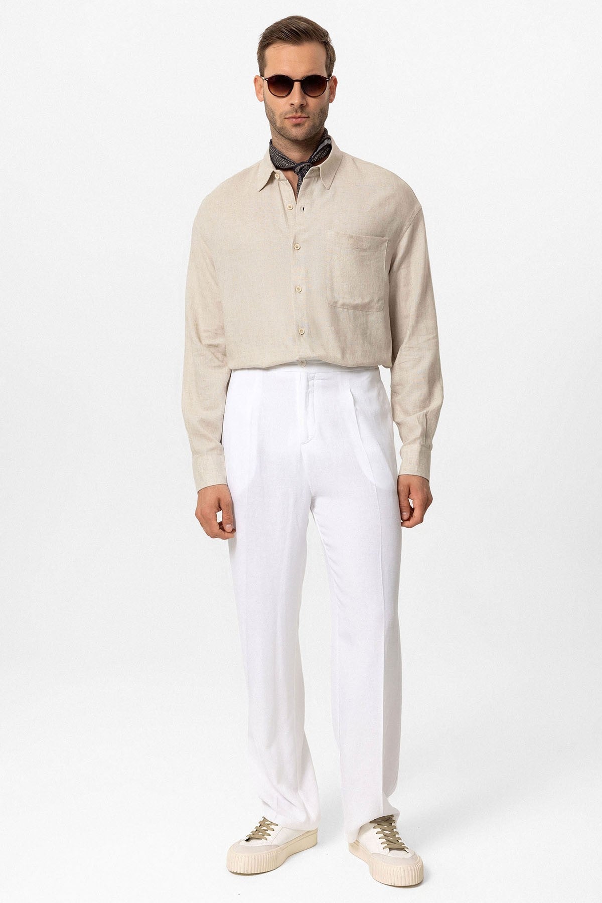 Antioch Oversized Long-Sleeve Men's Shirt