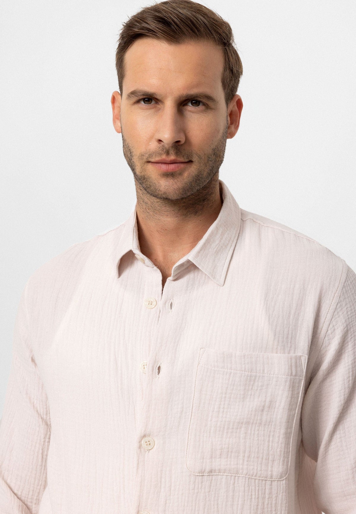 Antioch Muslin Long-Sleeved Men's Shirt