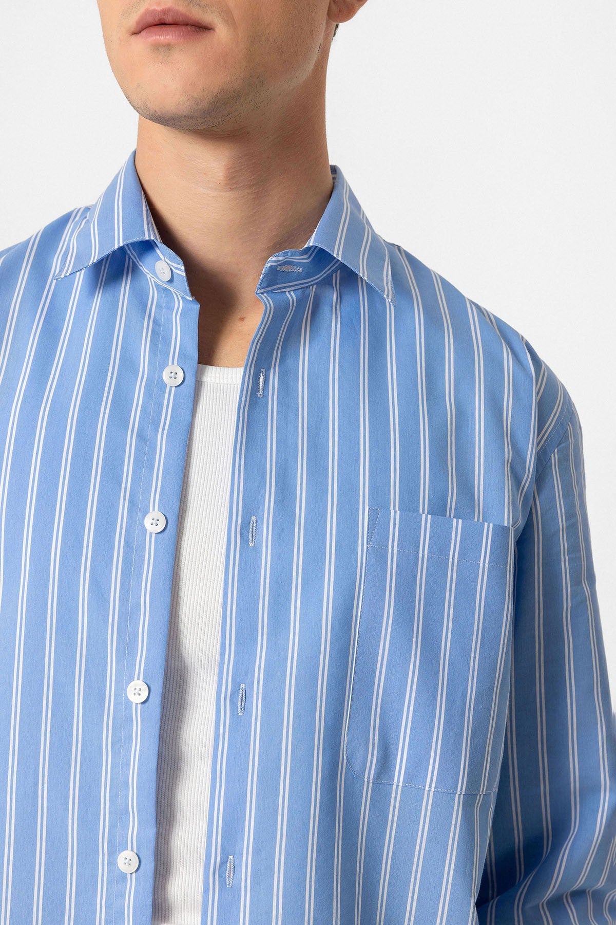 Antioch Regular Fit Long-Sleeve Striped Men's Shirt