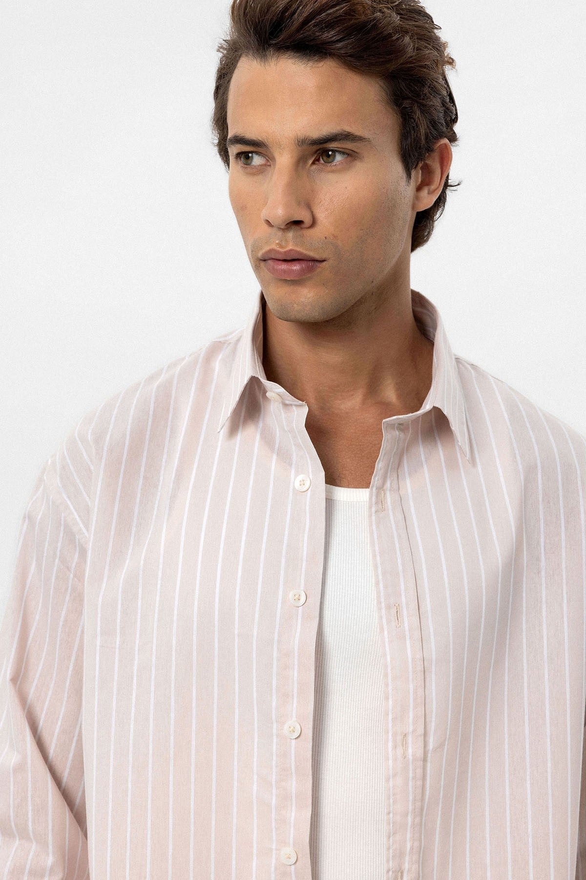 Antioch Oversized Striped Men's Shirt