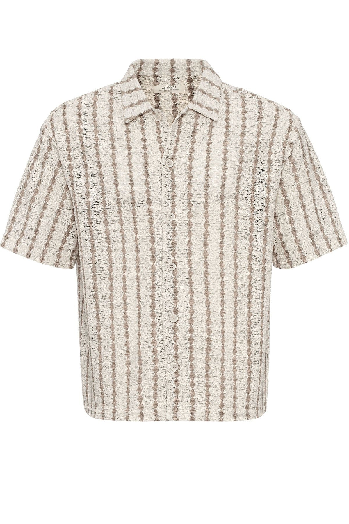 Antioch Striped Knit Short-Sleeve Men's Shirt