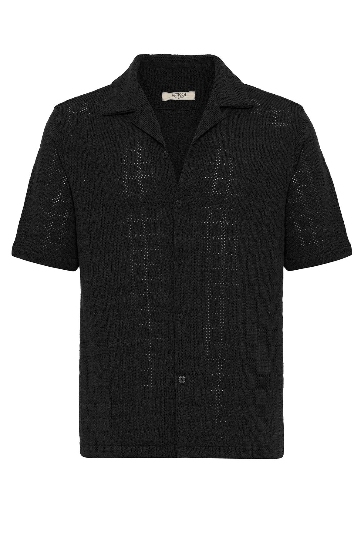 Antioch Apache Collar Square-Knit Men's Shirt
