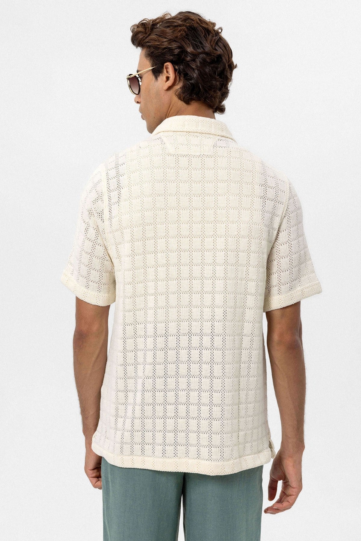 Antioch Apache Collar Square-Knit Men's Shirt