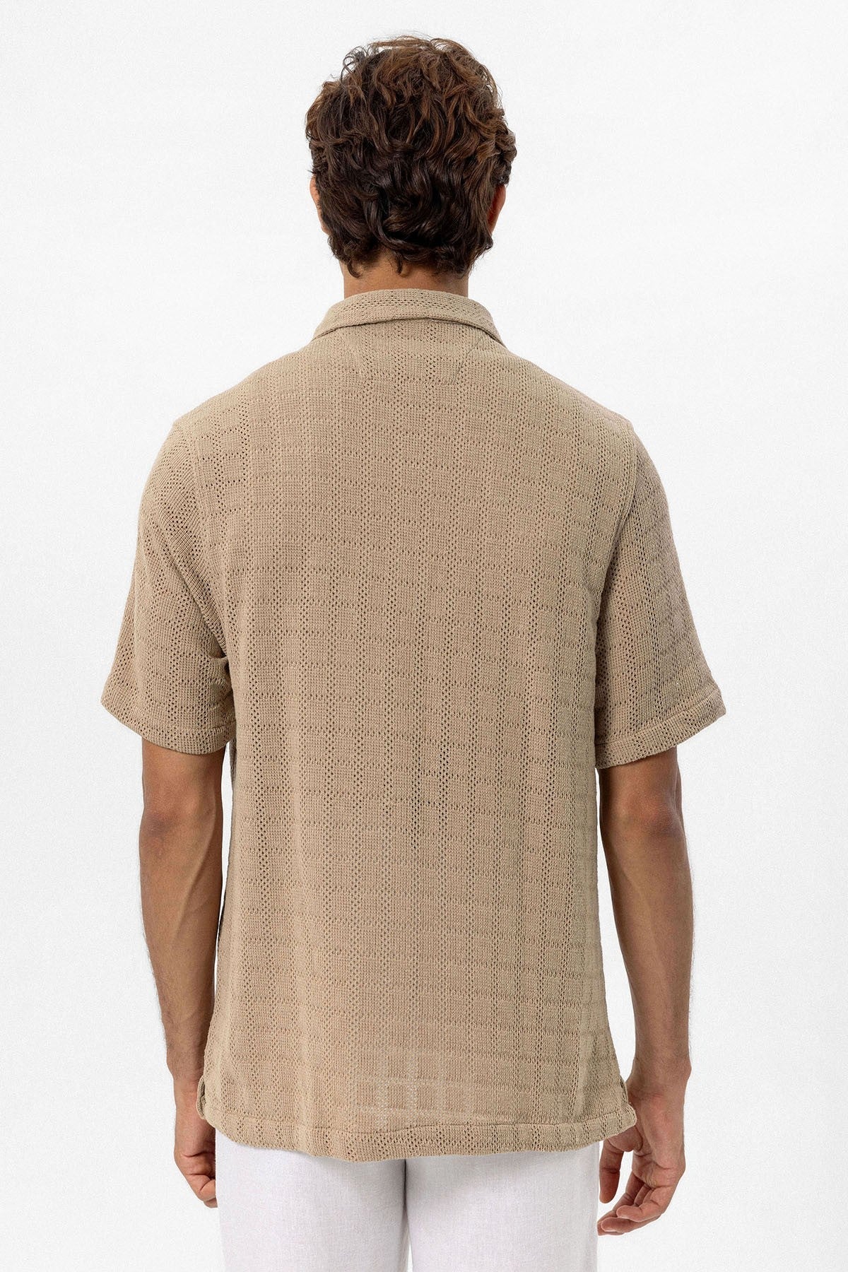 Antioch Apache Collar Square-Knit Men's Shirt