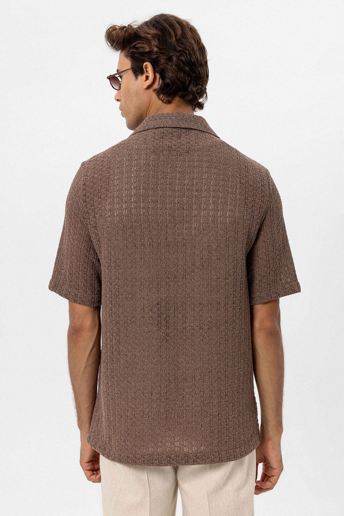 Antioch Textured Crochet Men's Shirt
