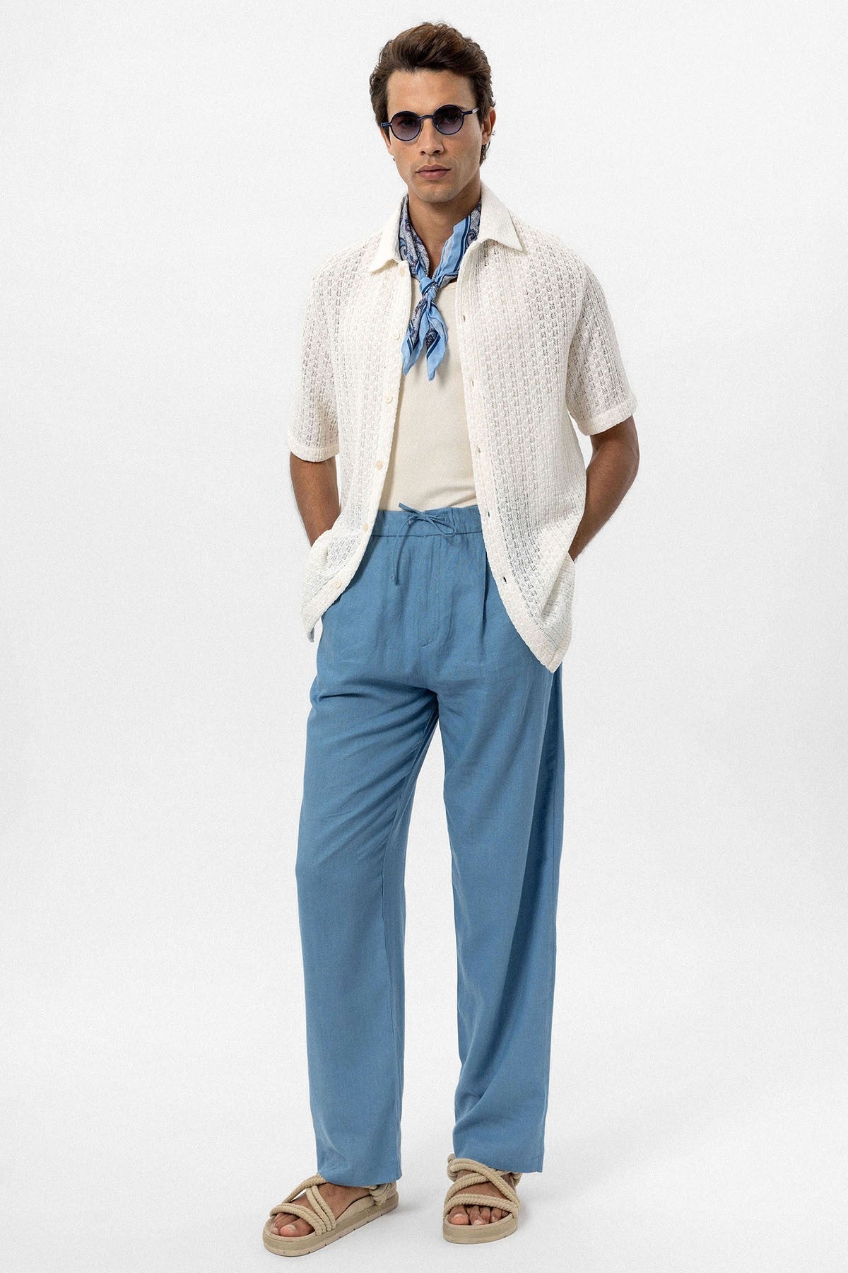 Antioch Textured Crochet Men's Shirt
