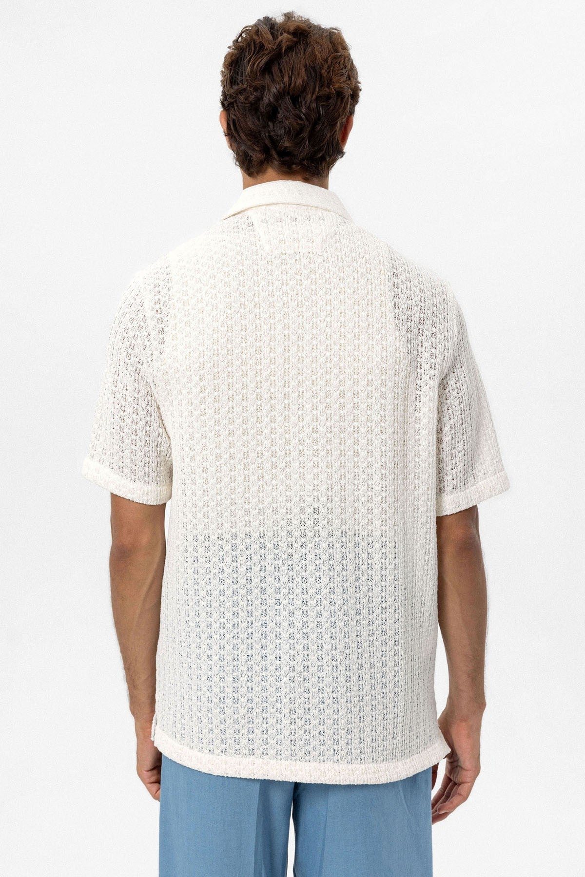 Antioch Textured Crochet Men's Shirt