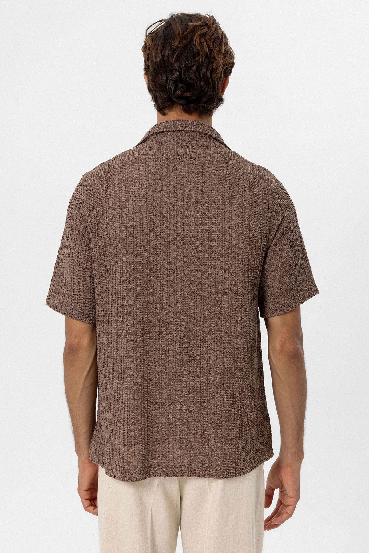 Antioch Textured Crochet Men's Shirt