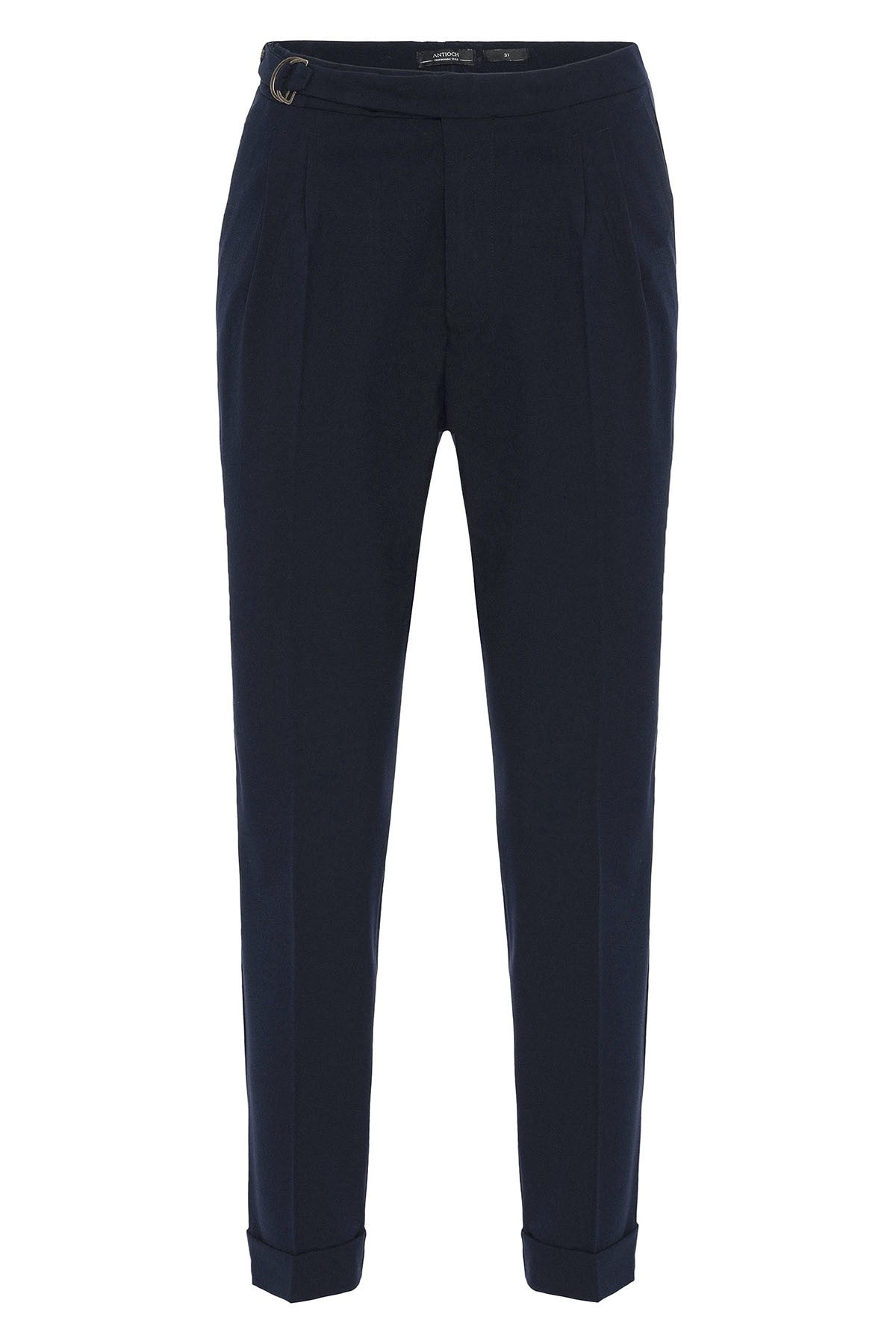 Antioch High-Waisted Buckle-Closure Pleated Men's Pants