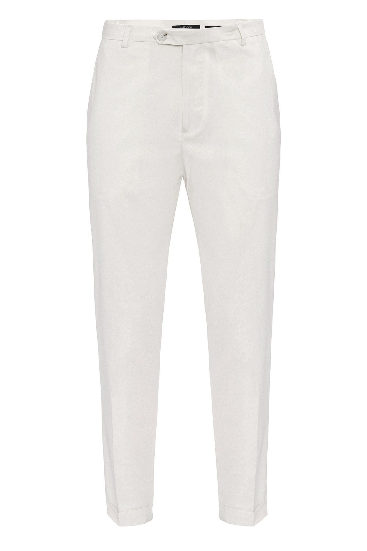 Slim-Fit Men's Pants with Double-Wide Legs