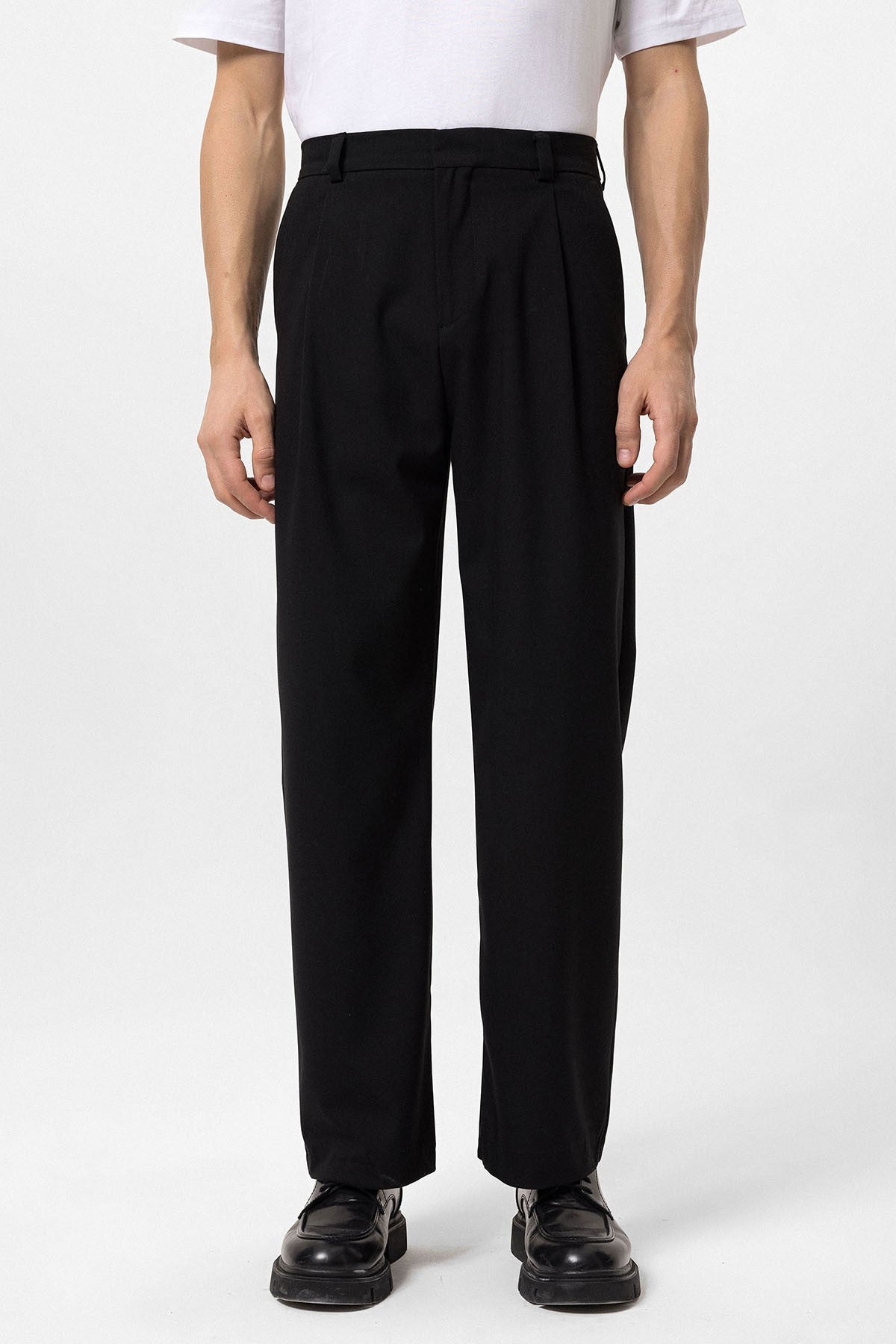 High-Waisted Baggy Men's Pants