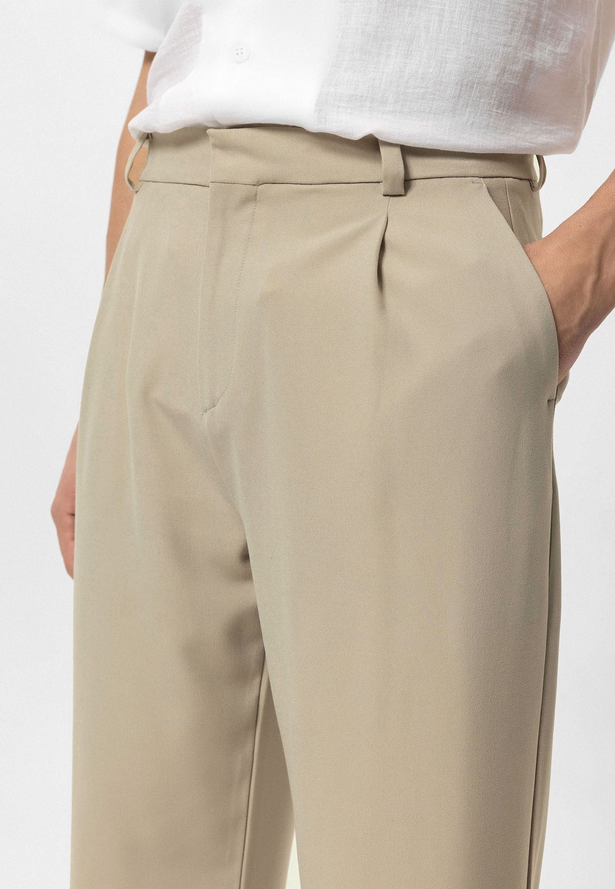 High-Waisted Baggy Men's Pants