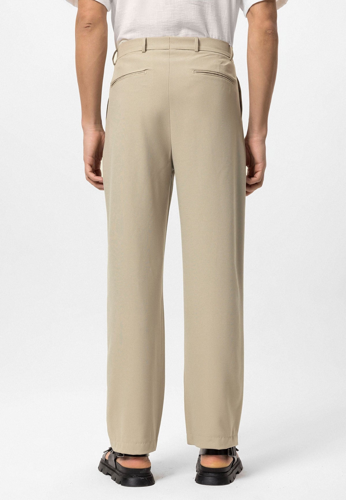 High-Waisted Baggy Men's Pants