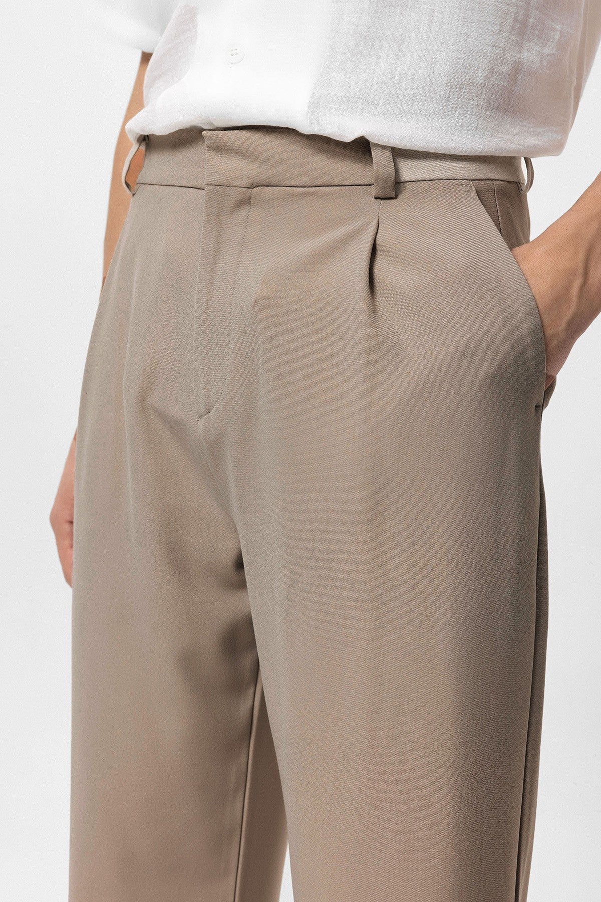 High-Waisted Baggy Men's Pants