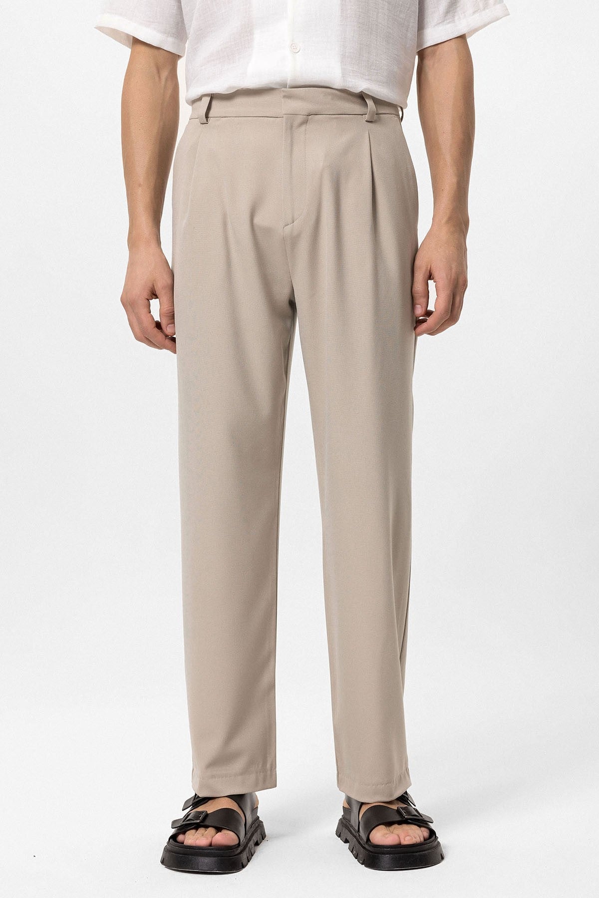 High-Waisted Baggy Men's Pants