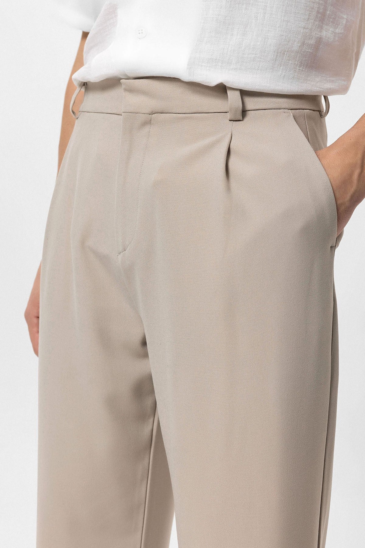 High-Waisted Baggy Men's Pants