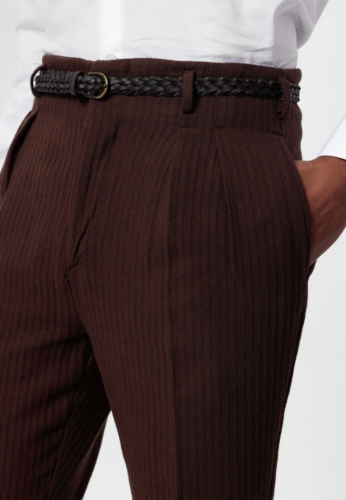 Antioch High-Waisted Pleated Men's Pants