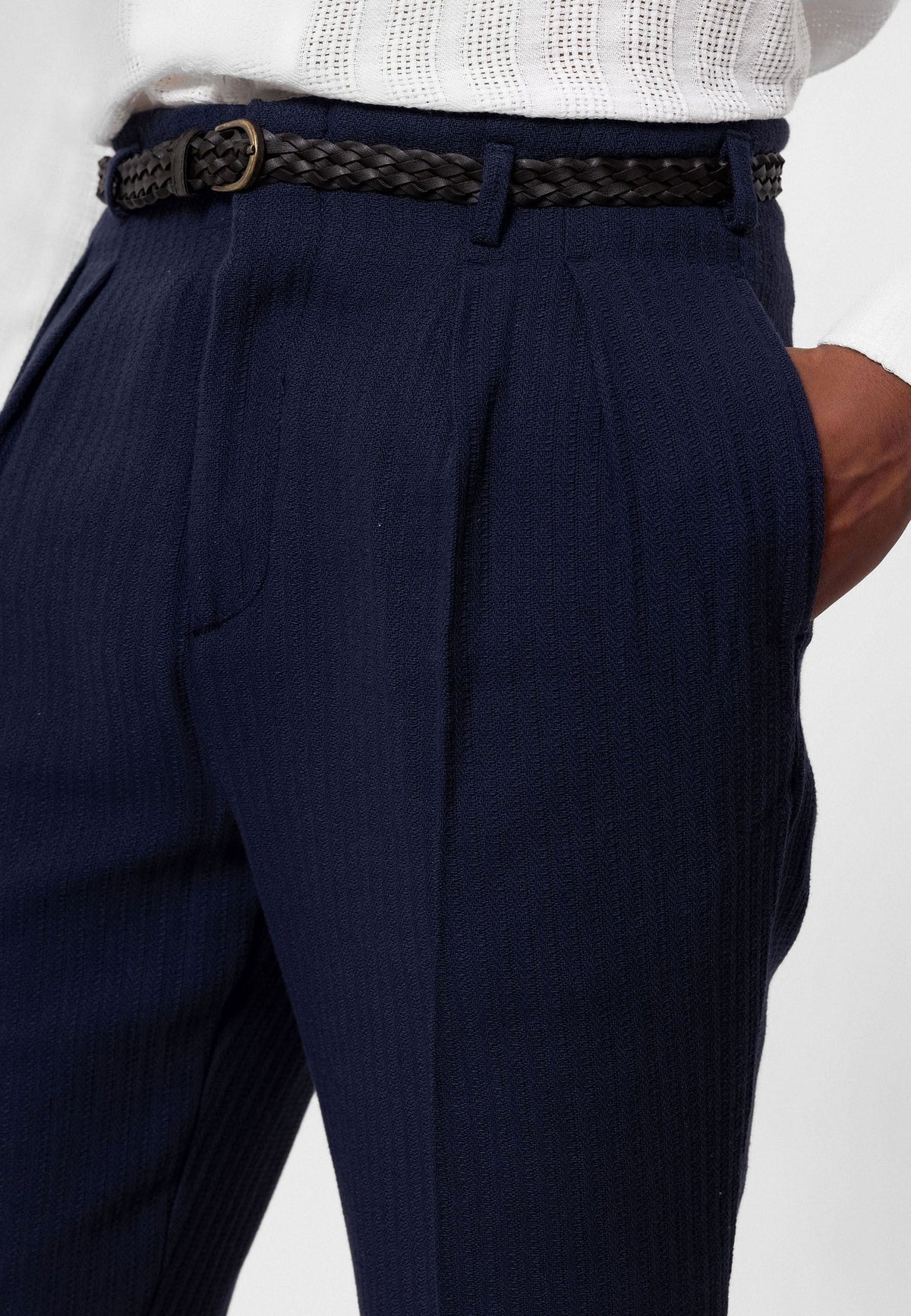 Antioch High-Waisted Pleated Men's Pants