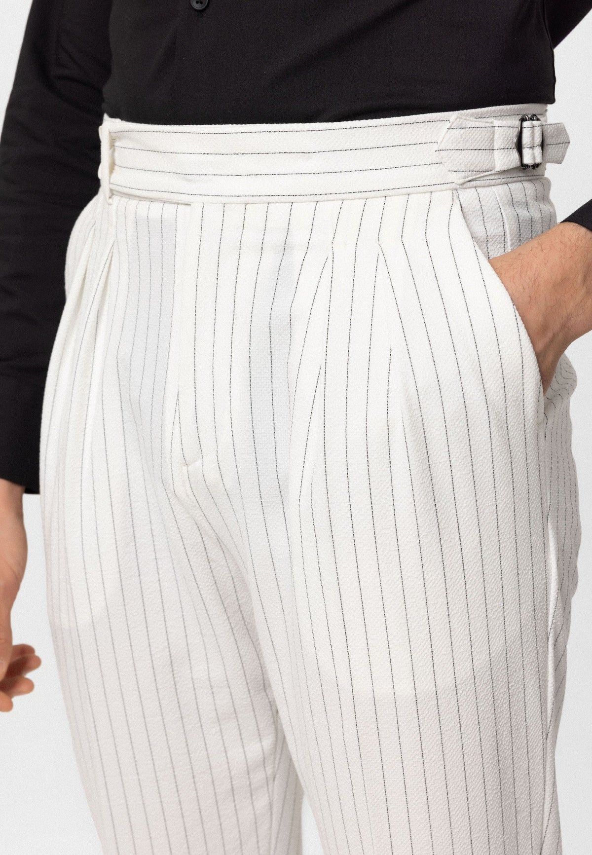 Antioch High-Waisted Striped Men's Pants
