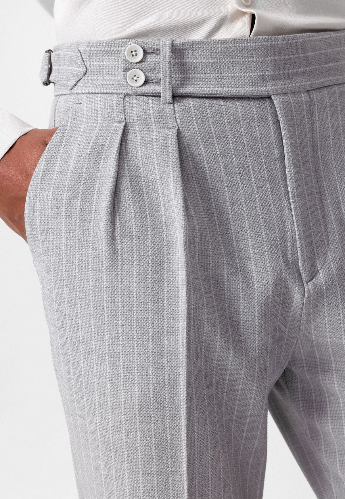 Antioch High-Waisted Striped Men's Pants