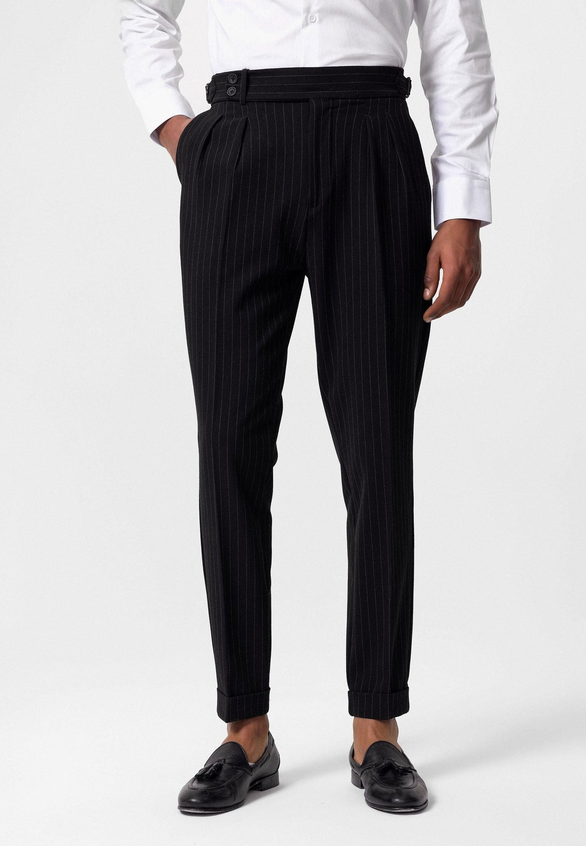 Antioch High-Waisted Striped Men's Pants