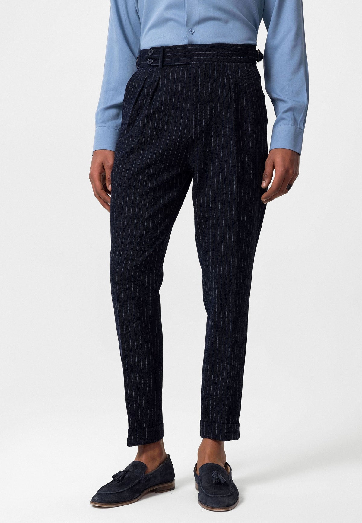 Antioch High-Waisted Striped Men's Pants