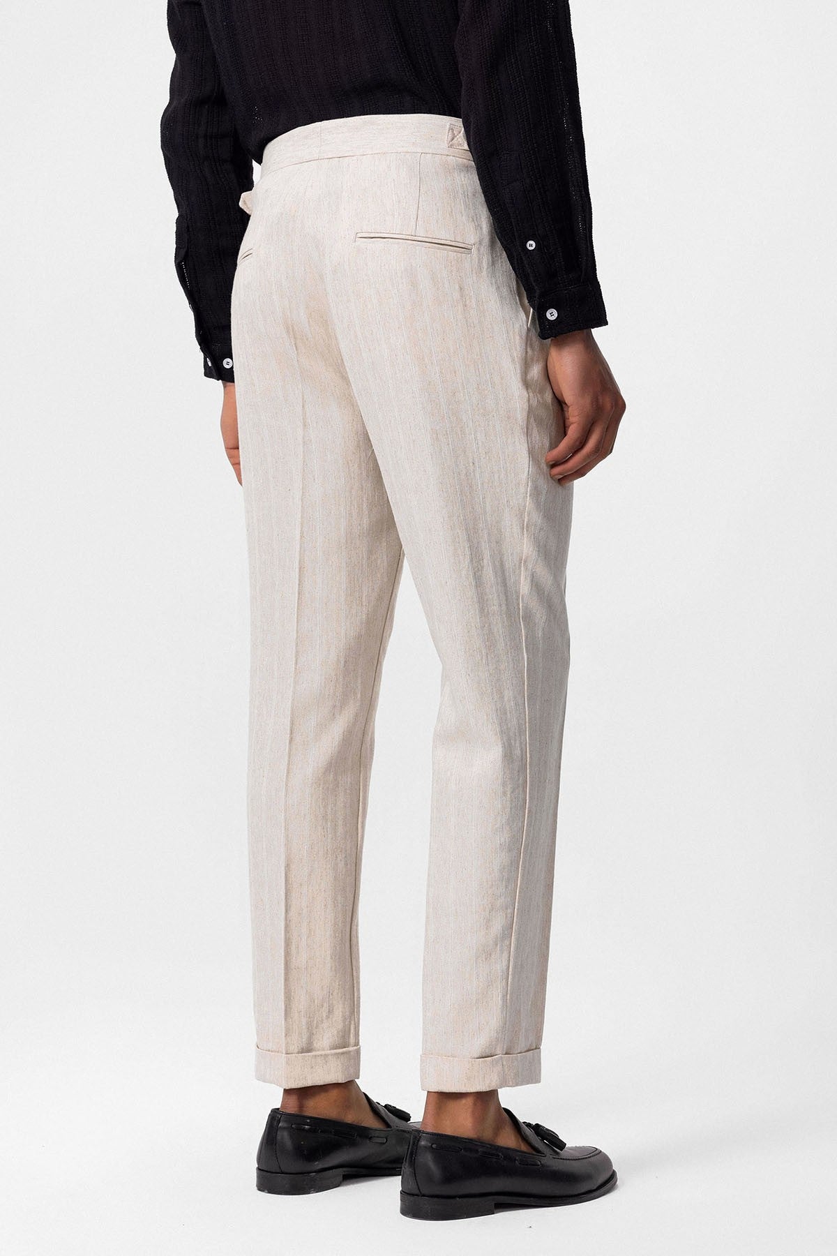 Antioch High-Waisted Men's Linen-Blend Pants
