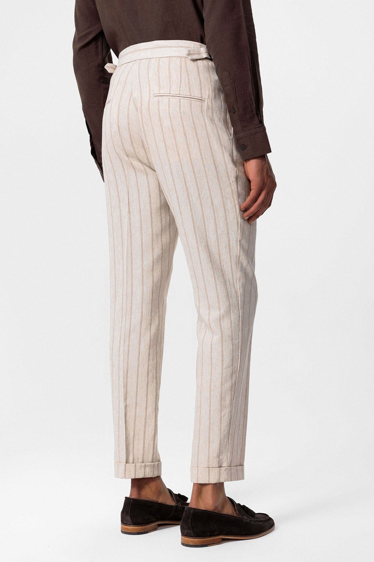Antioch High-Waisted Men's Linen-Blend Pants