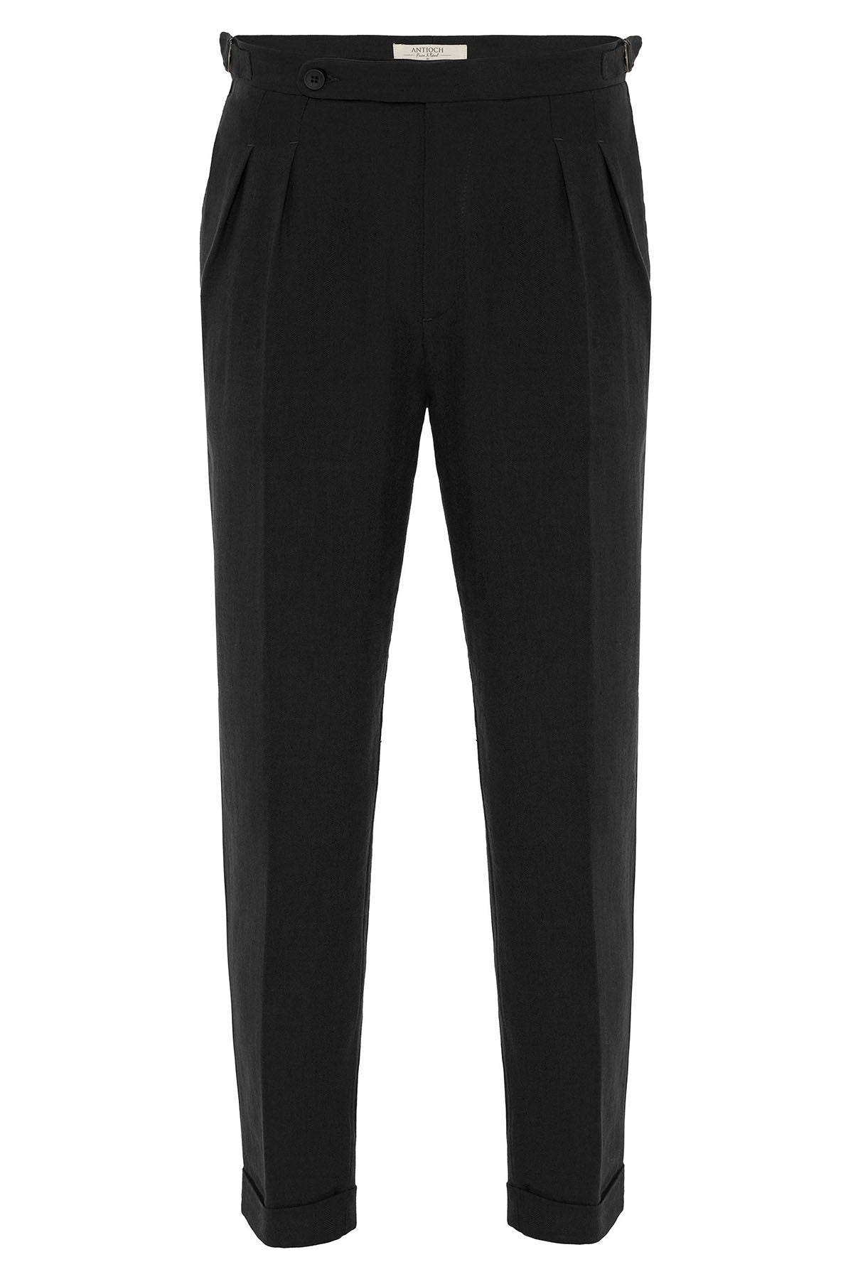 Antioch High-Waisted Linen-Blend Double-Cuff Men's Pants