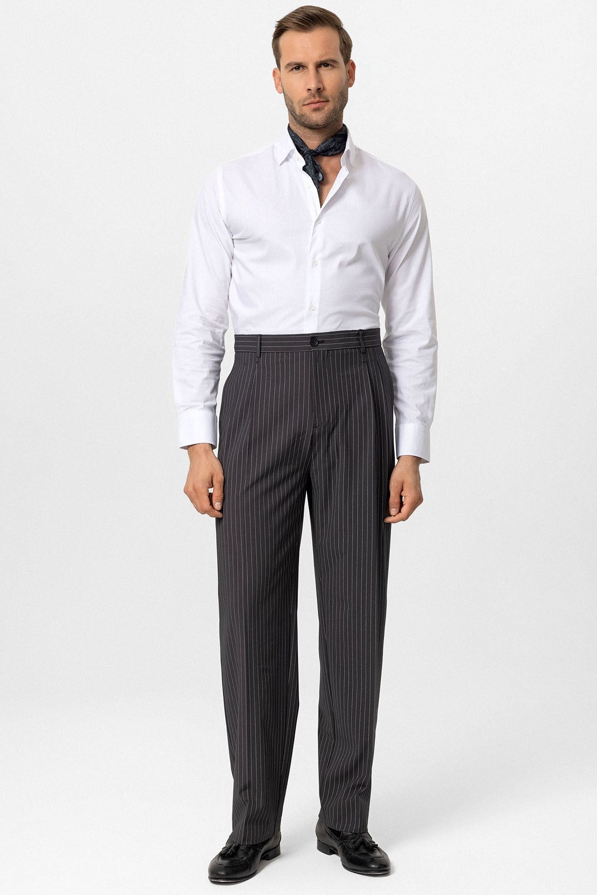 Antioch High-Waisted Relaxed-Fit Striped Men's Pants