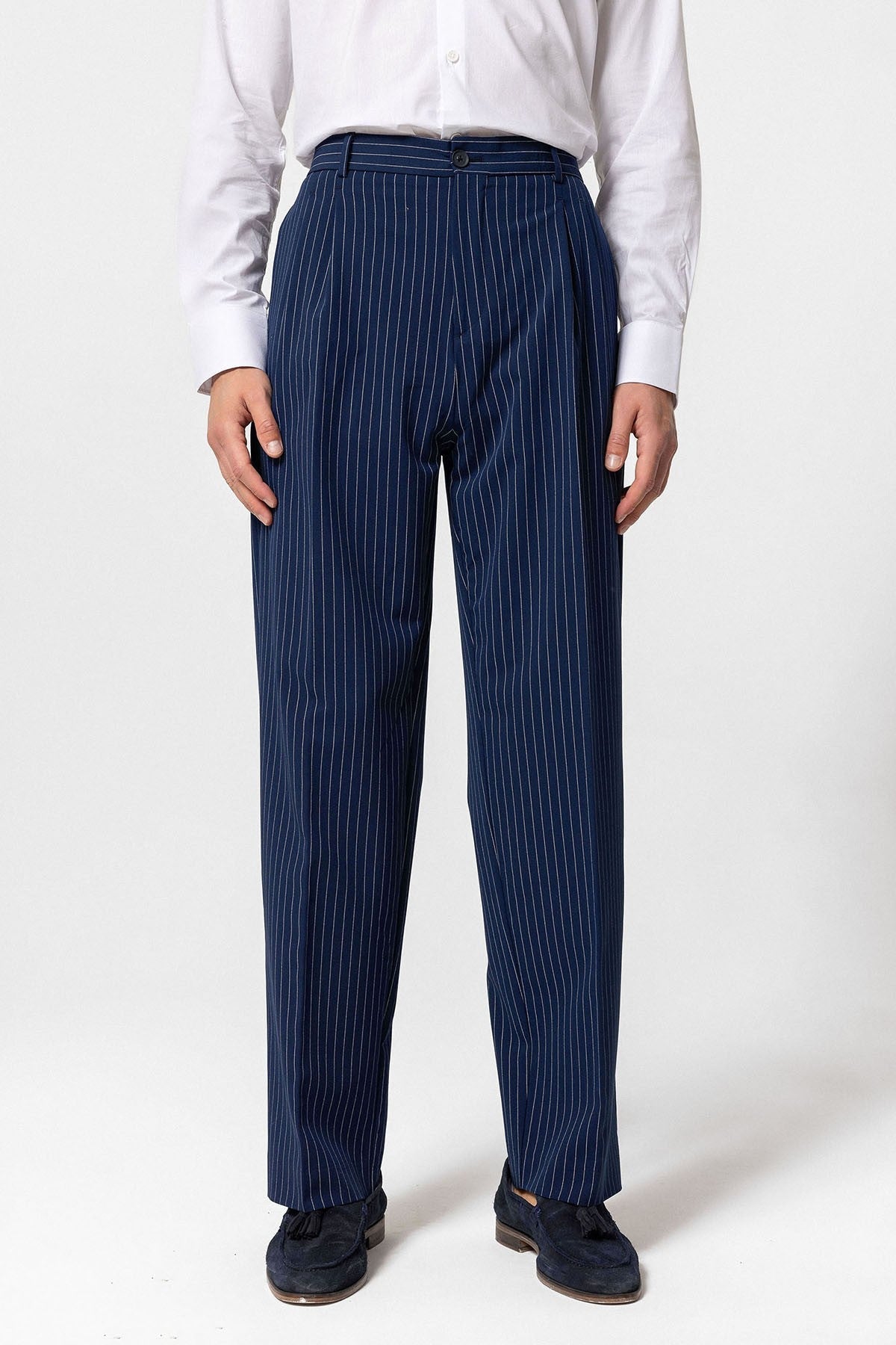 Antioch High-Waisted Relaxed-Fit Striped Men's Pants