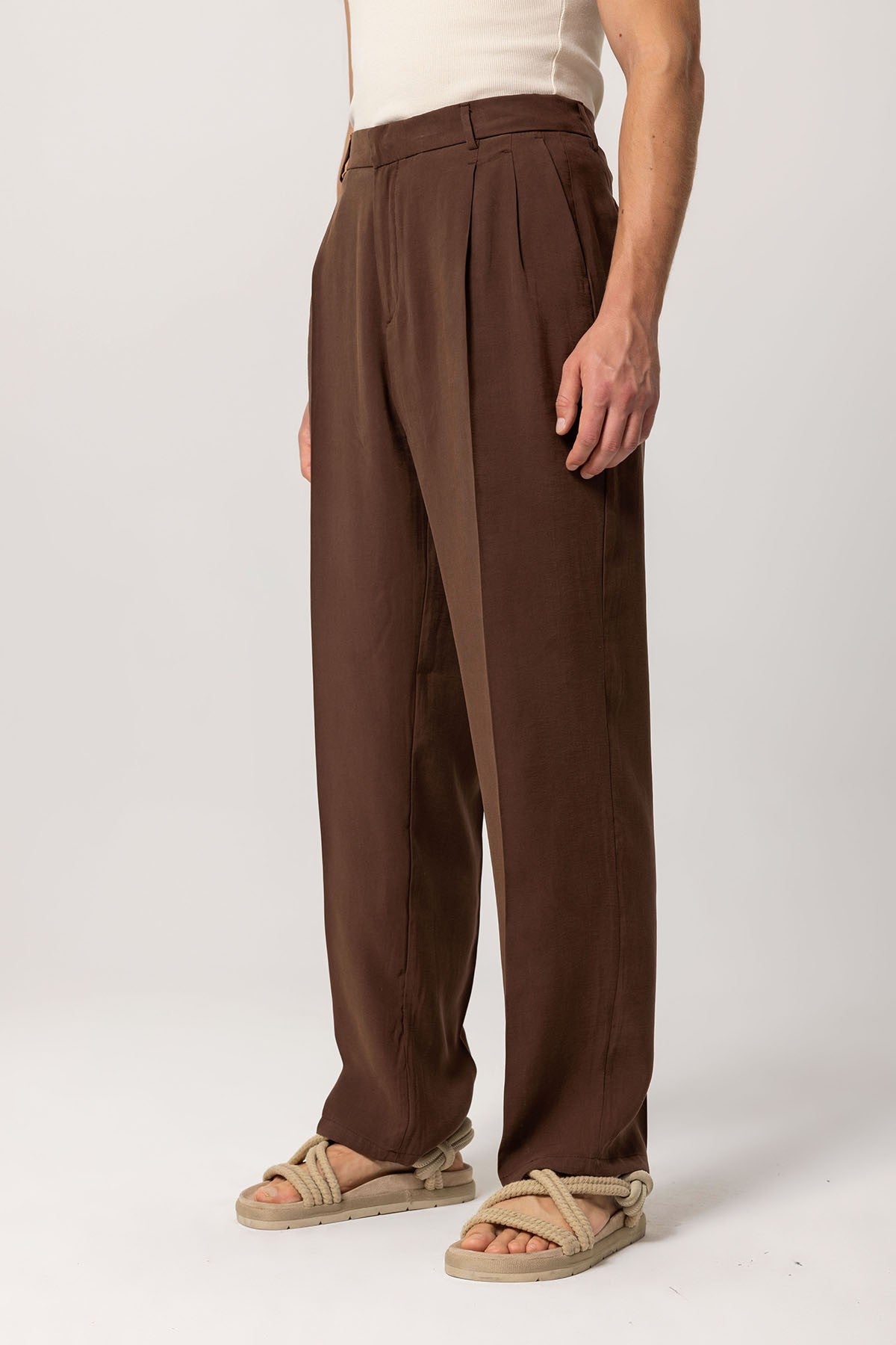 Antioch High-Waisted Pleated Baggy Men's Pants