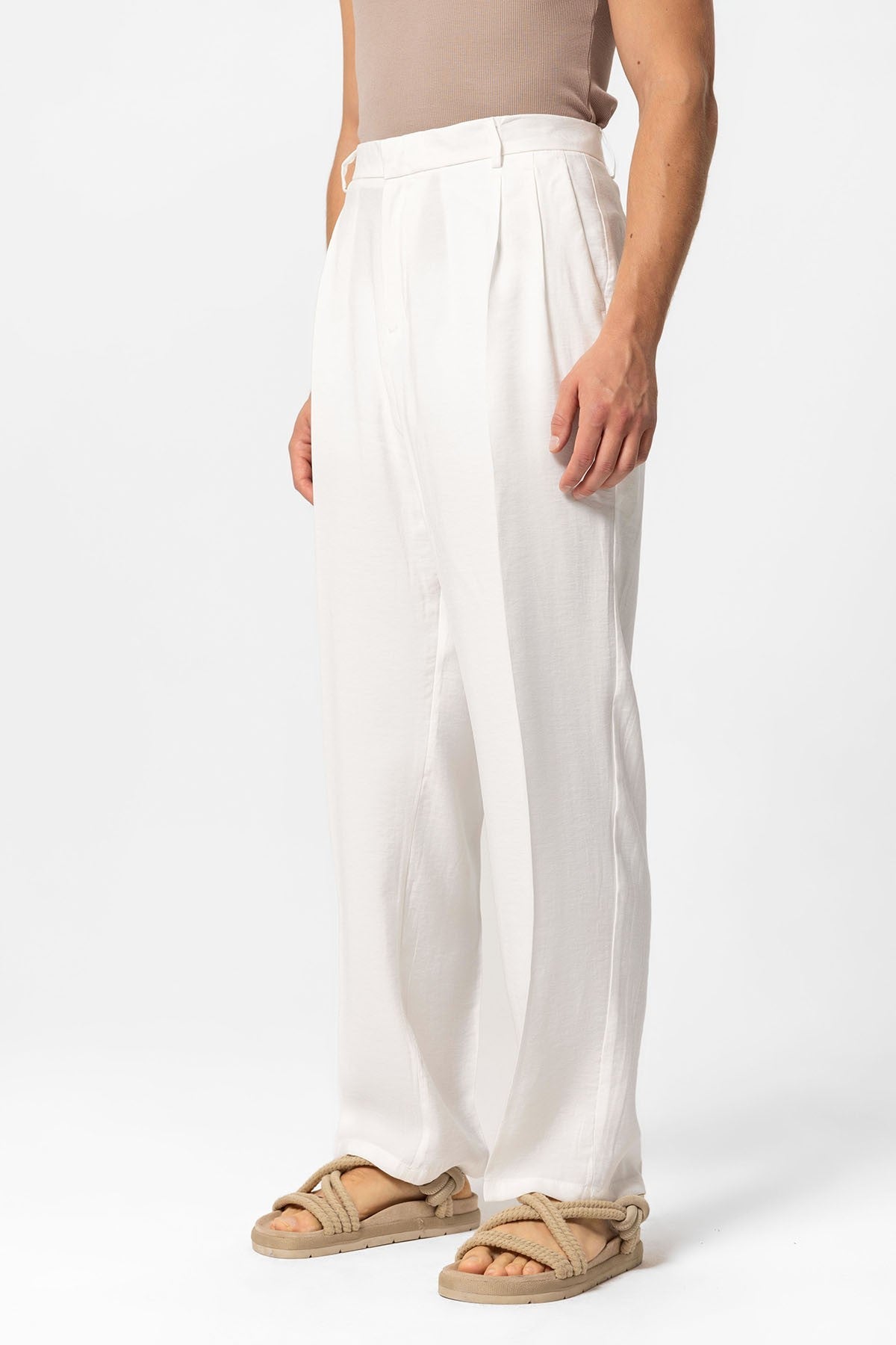 Antioch High-Waisted Pleated Baggy Men's Pants