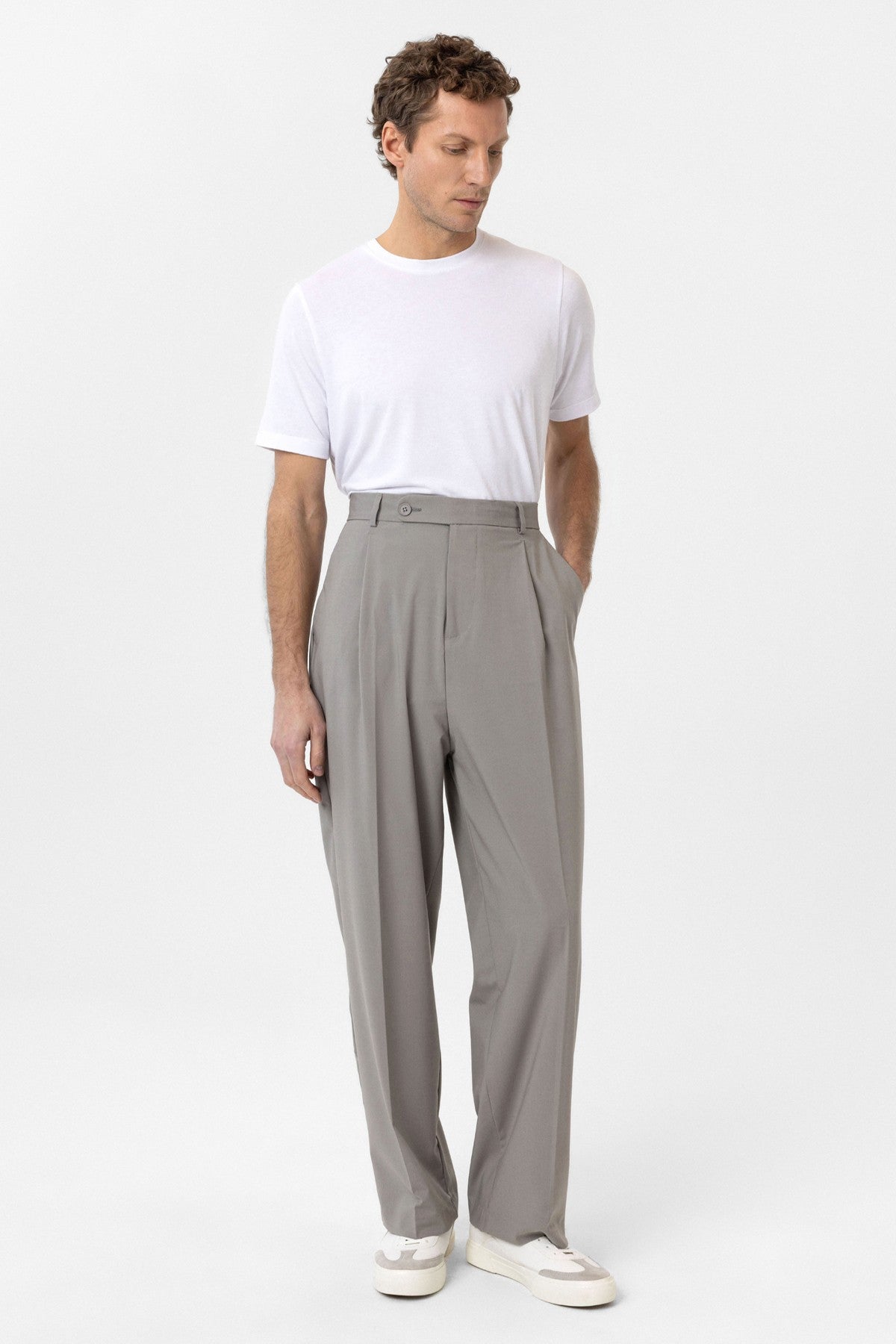 Antioch Baggy High-Waisted Men's Cotton Pants