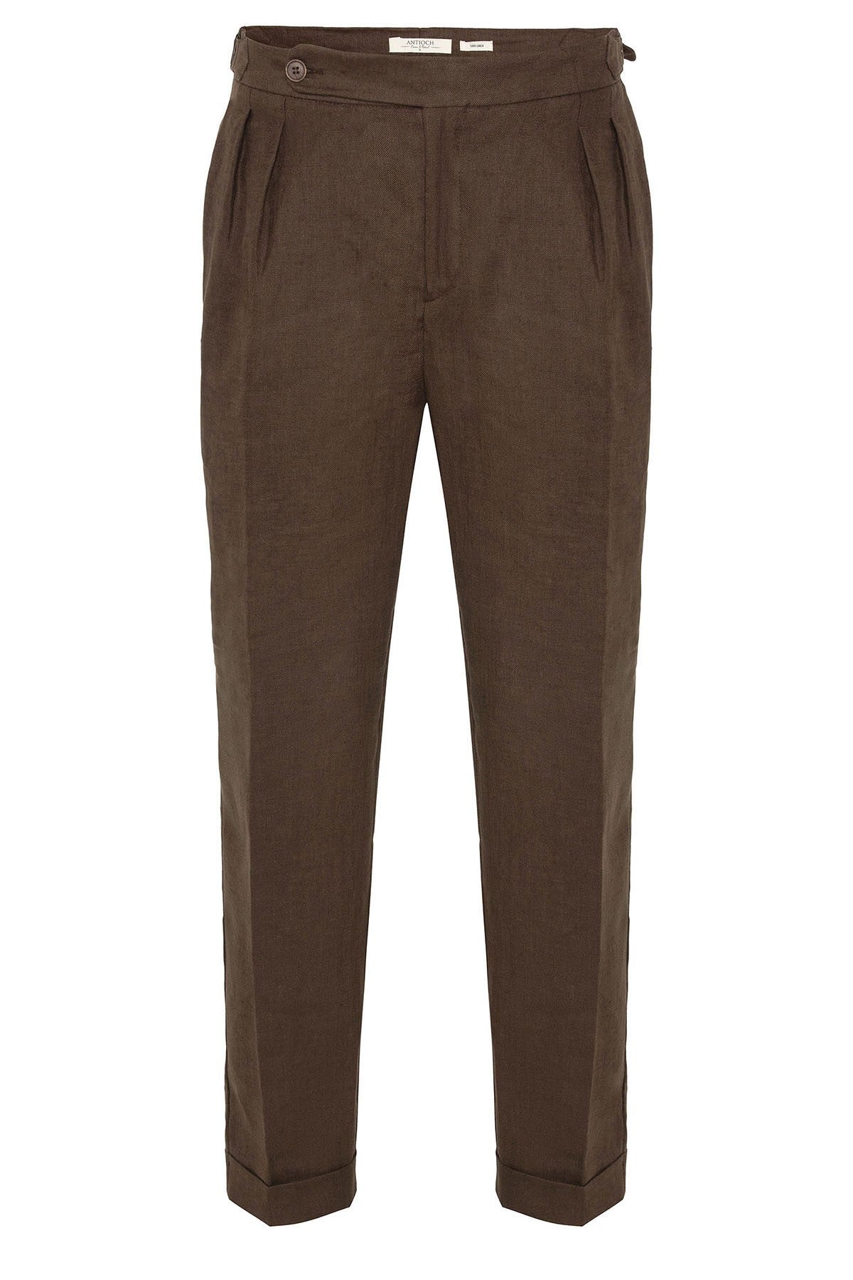Antioch High-Waisted 100% Linen Pleated Men's Pants