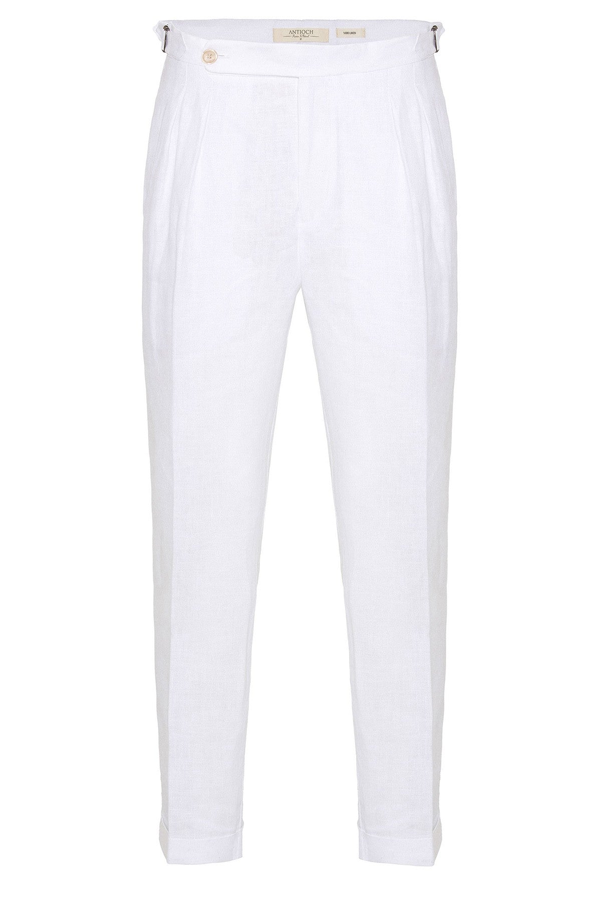 Antioch High-Waisted 100% Linen Pleated Men's Pants
