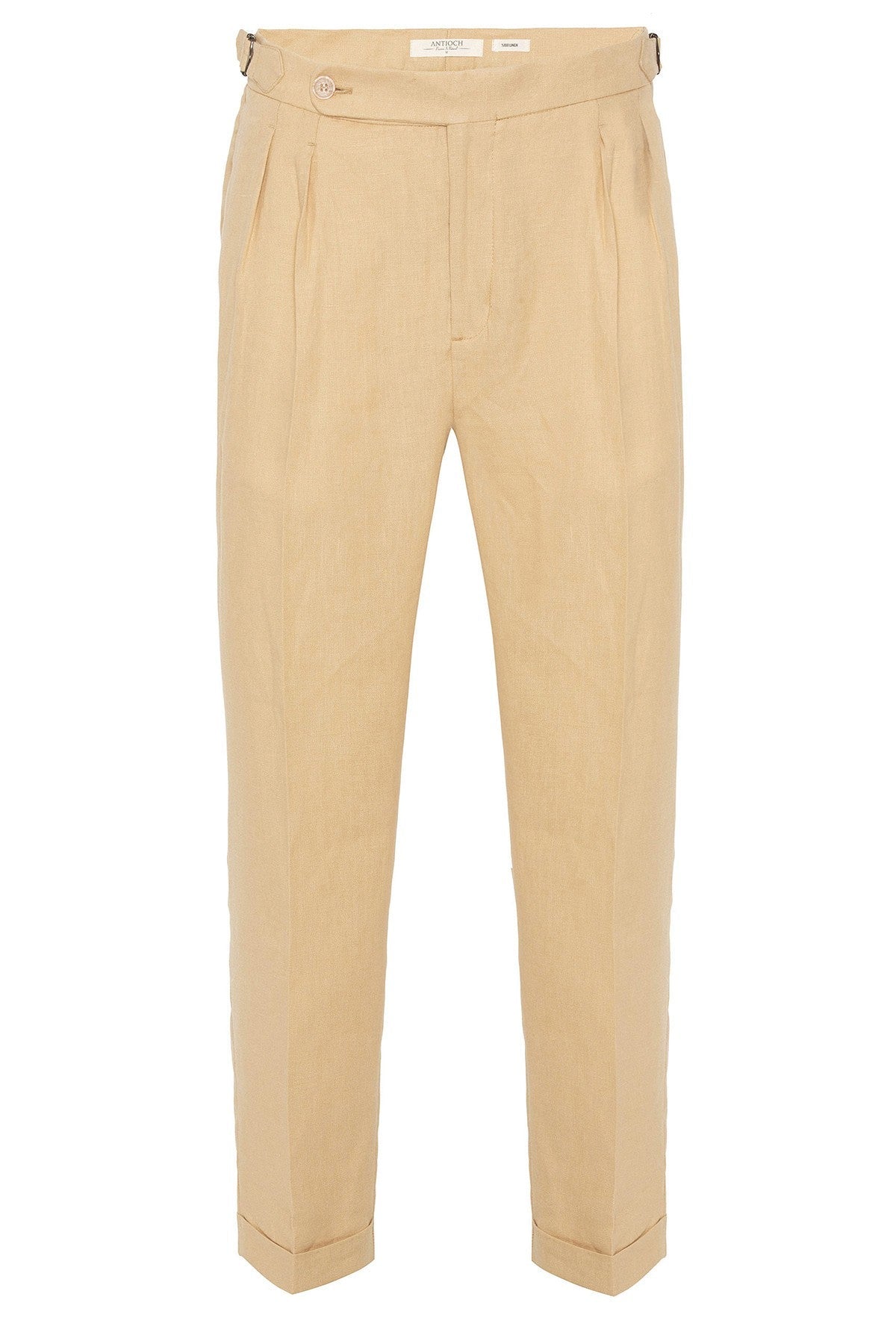 Antioch High-Waisted 100% Linen Pleated Men's Pants