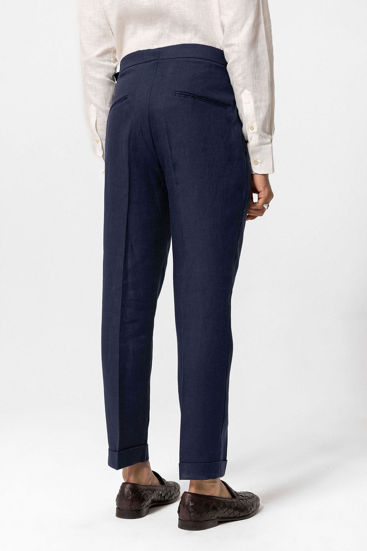 Antioch High-Waisted 100% Linen Pleated Men's Pants
