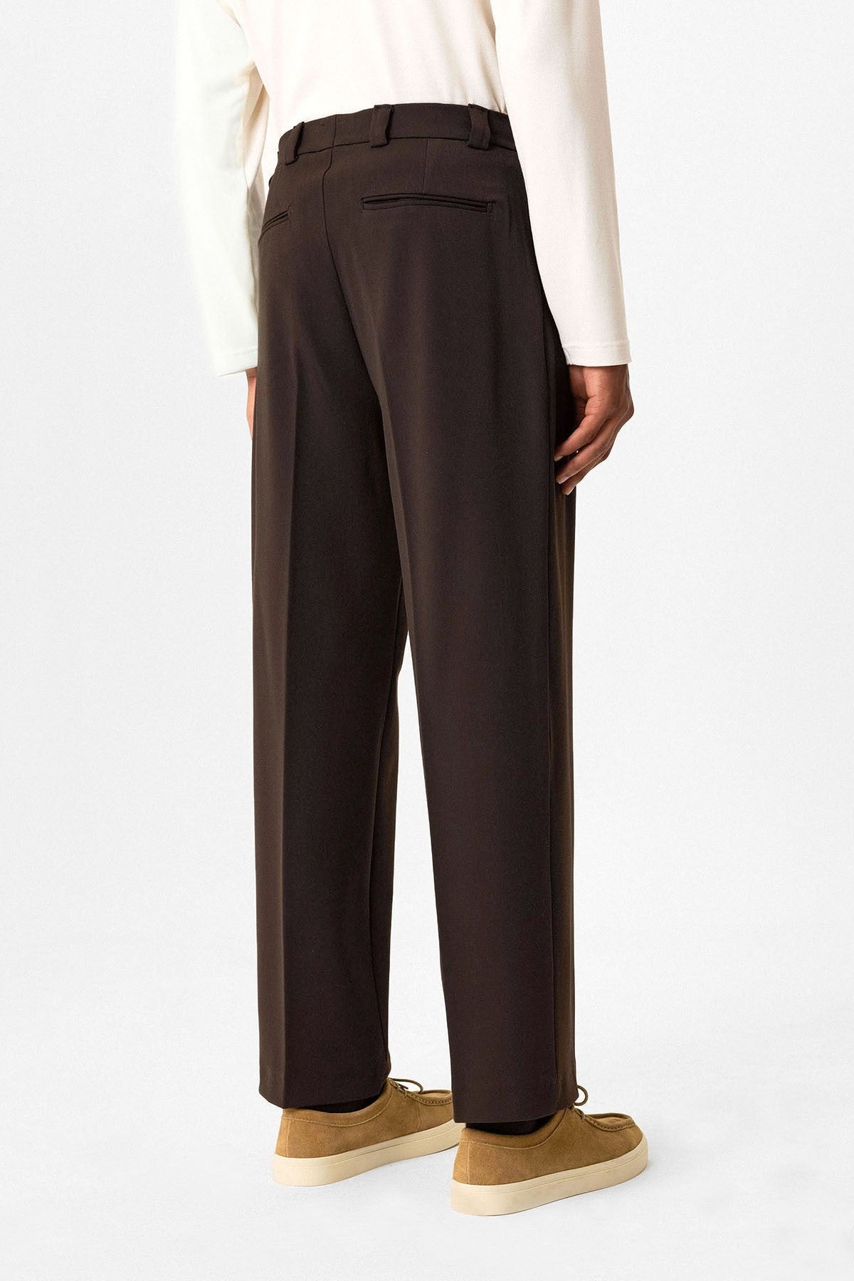 Antioch High-Waisted Pleated Relaxed-Fit Baggy Men's Pants