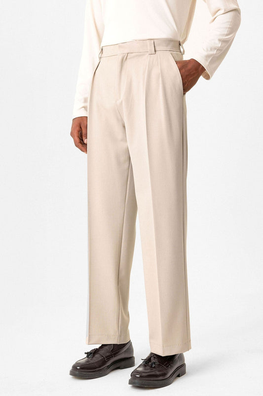Antioch High-Waisted Pleated Relaxed-Fit Baggy Men's Pants