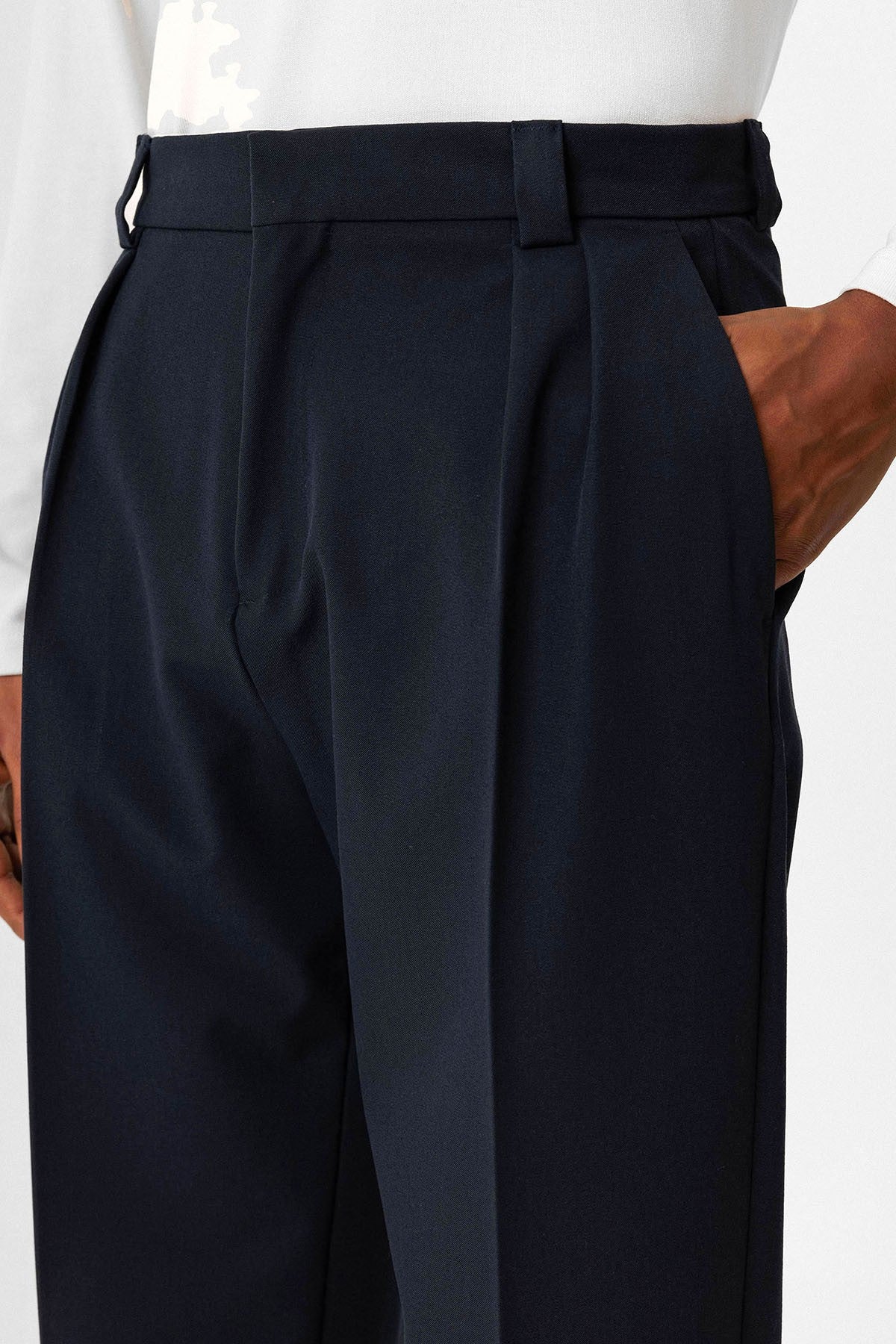 Antioch High-Waisted Pleated Relaxed-Fit Baggy Men's Pants