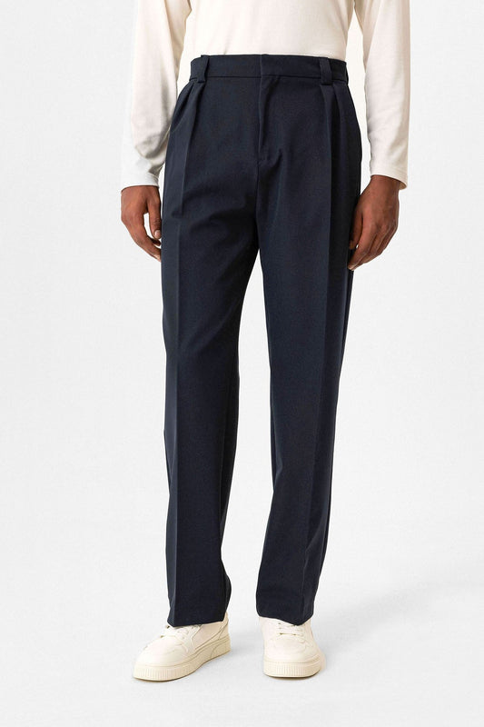 Antioch High-Waisted Pleated Relaxed-Fit Baggy Men's Pants